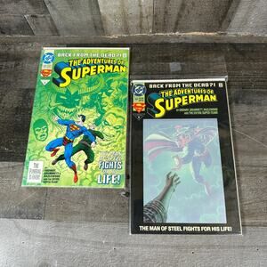 THE ADVENTURES OF SUPERMAN back From The Dead (1993) DC Issue‎ 500 Lot